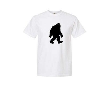 brand:Comfort Colors|color:White|Bigfoot Sasquatch Figure Design Graphic T-Shirt