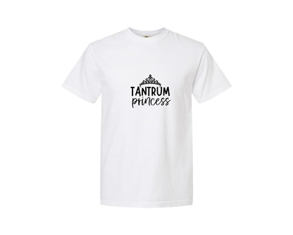brand:Comfort Colors|color:White|Tantrum Princess Graphic T-Shirt