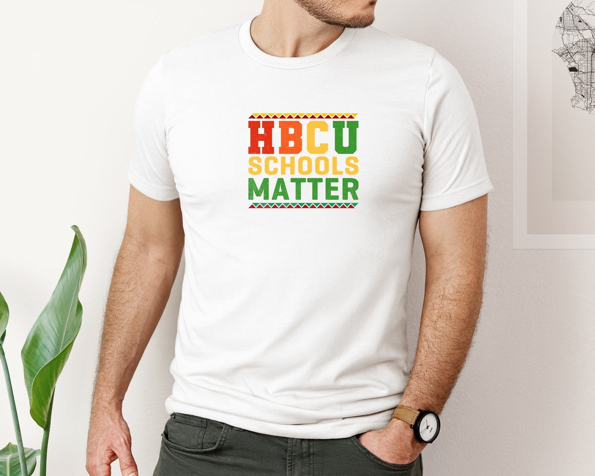 brand:Bella Canvas|color:White|Black History Month Educated School Pass Graphic T-Shirt