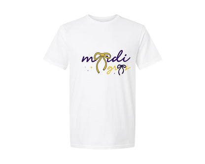 brand:Generic|color:White|Mardi Gras Mardi Gras Sleeve Graphic T-Shirt