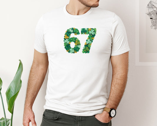 St Patricks Dayi 67 Shamrock Graphic T-Shirt