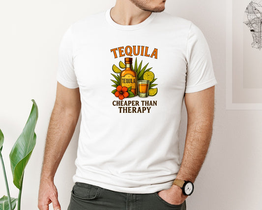 Tequila Cheaper Than Therapy T Shirt 2 Graphic T-Shirt