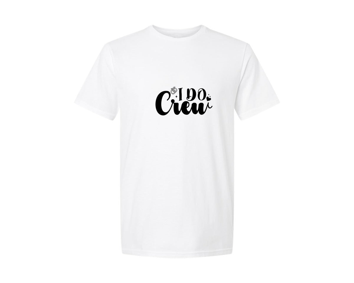 brand:Generic|color:White|I Do Crew Graphic T-Shirt