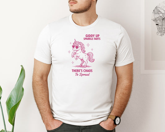 Giddy Up Sparkle Farts 3 Graphic T-Shirt