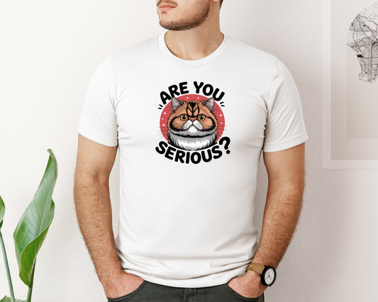 Are You Curious Cat Funny Cat Graphic T-Shirt