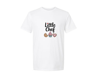 brand:Generic|color:White|Cute Little Chef Baking T Shirt Graphic T-Shirt