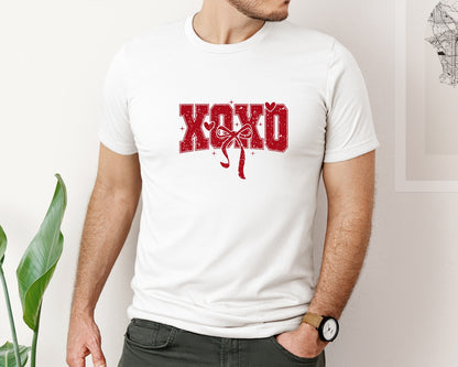 brand:Bella Canvas|color:White|Xoxo Valentine 21 Graphic T-Shirt