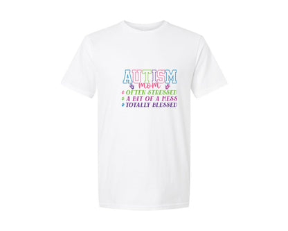 brand:Generic|color:White|Autism Mom Shirt Autism Mama Shirt Graphic T-Shirt