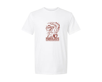 brand:Generic|color:White|Vintage Woman Shirtretro House Wife Graphic T-Shirt