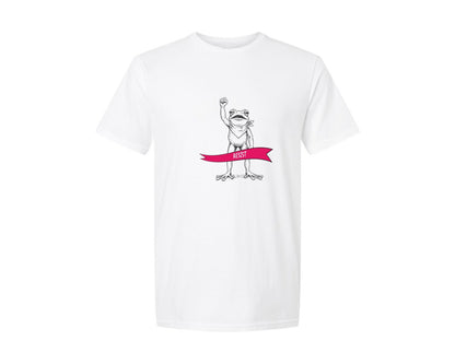 brand:Generic|color:White|Funny Resist Frog With Bandana T Shirt 2 Graphic T-Shirt