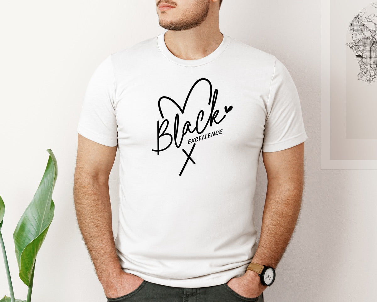 brand:Bella Canvas|color:White|Black History Month 2 Graphic T-Shirt