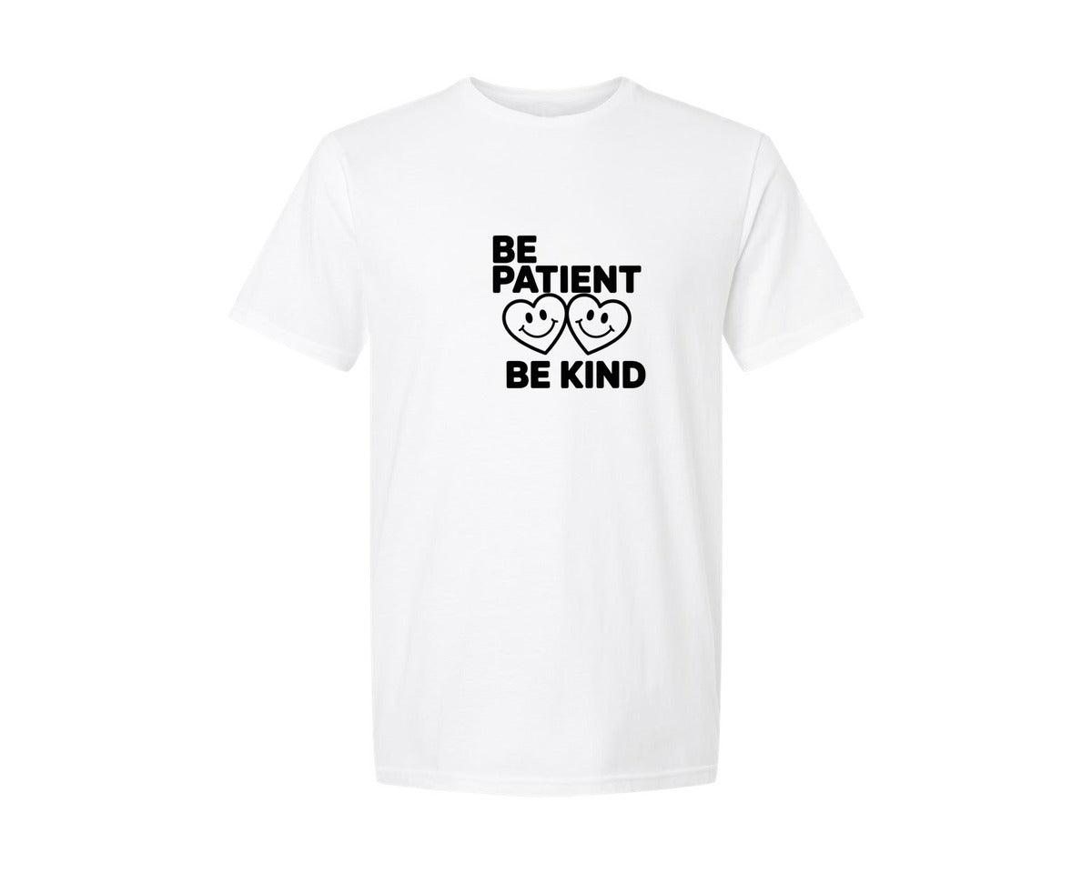 brand:Generic|color:White|Be Patient Be Kind Autism Shirt Graphic T-Shirt