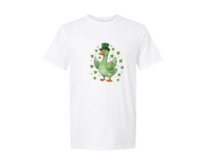 brand:Generic|color:White|St Patricks Day Goose 2 Graphic T-Shirt