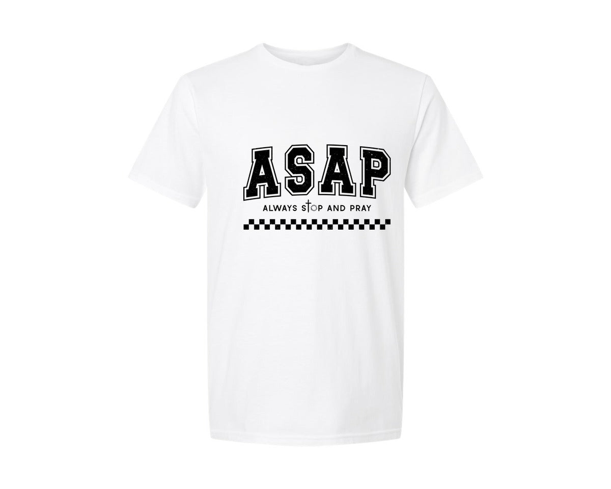 brand:Generic|color:White|Christian Religious Pray Graphic T-Shirt