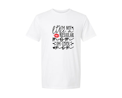 brand:Generic|color:White|Im Not Like A Regular Mom Im Cool Mom 4 Graphic T-Shirt
