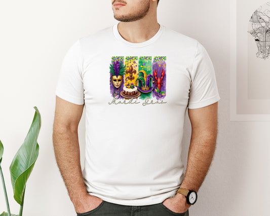 Mardi Gras Coquette 2 Graphic T-Shirt