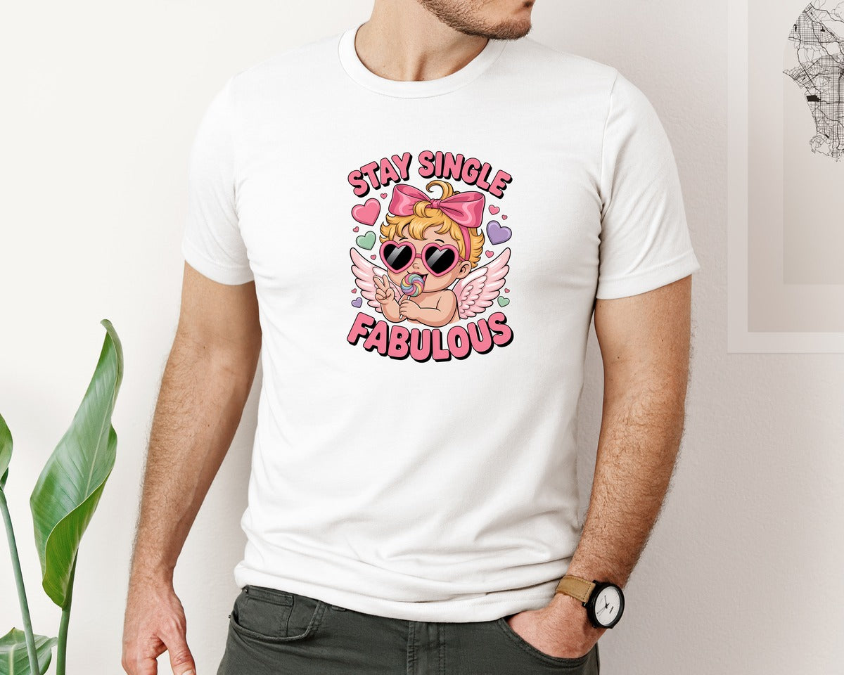 brand:Bella Canvas|color:White|Retro Valentines Day Quotes 4 Graphic T-Shirt