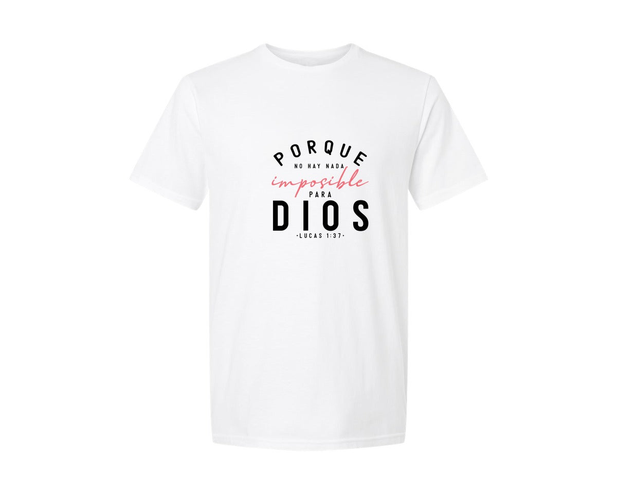 brand:Generic|color:White|Frases Religiosas Spanish Quote 7 Graphic T-Shirt