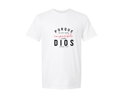brand:Generic|color:White|Frases Religiosas Spanish Quote 7 Graphic T-Shirt