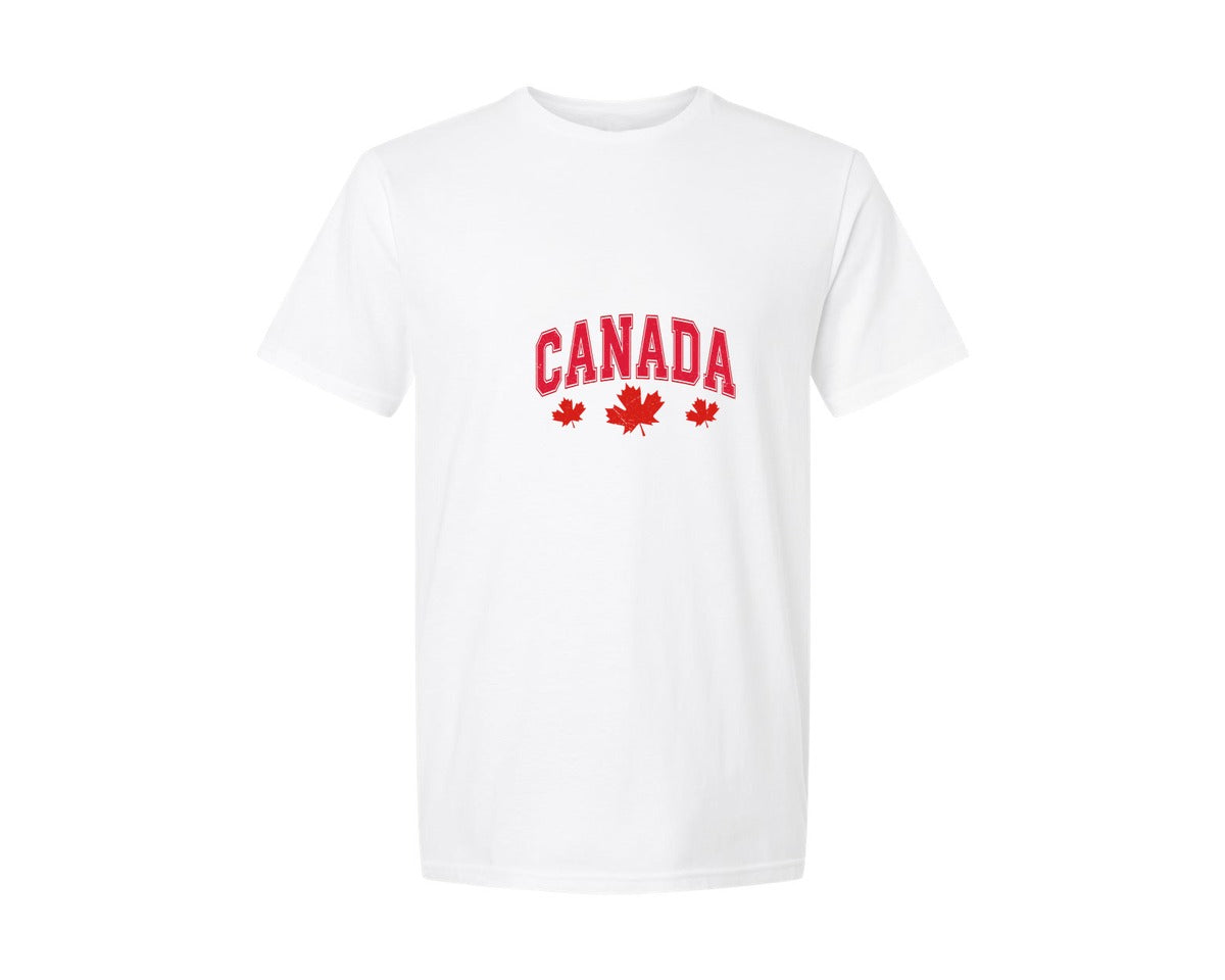 brand:Generic|color:White|Canada Maple Leaf Canada Graphic T-Shirt