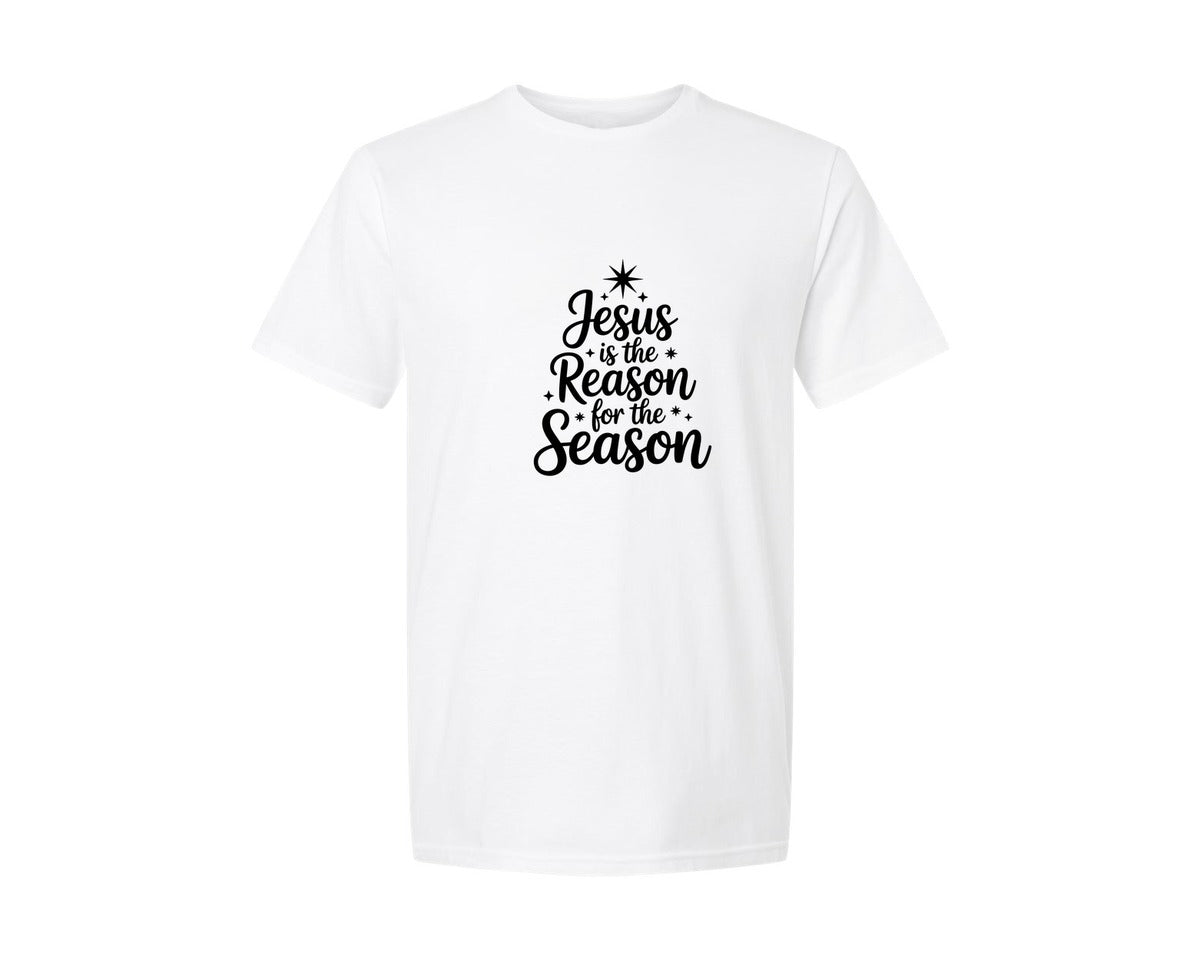 brand:Generic|color:White|Jesus Is The Reason For The Season 404 Graphic T-Shirt