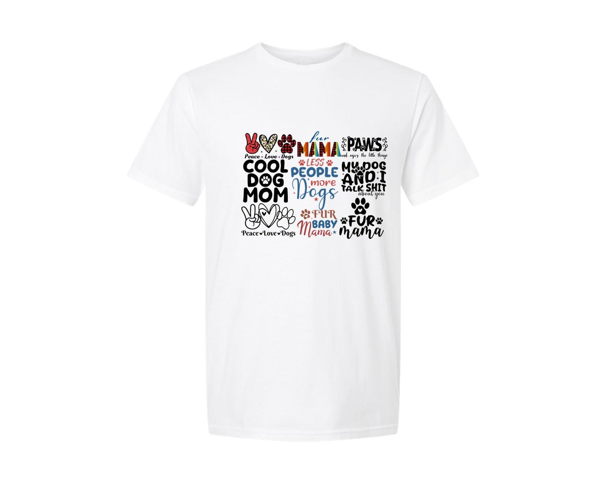 brand:Generic|color:White|Boho Dog 2 Graphic T-Shirt