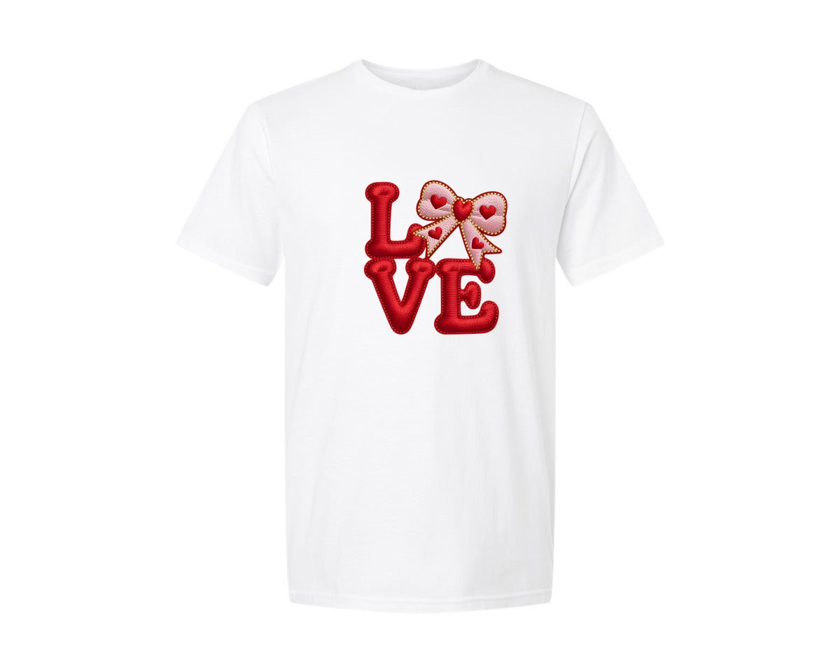 brand:Generic|color:White|Love Design Love 2 Graphic T-Shirt