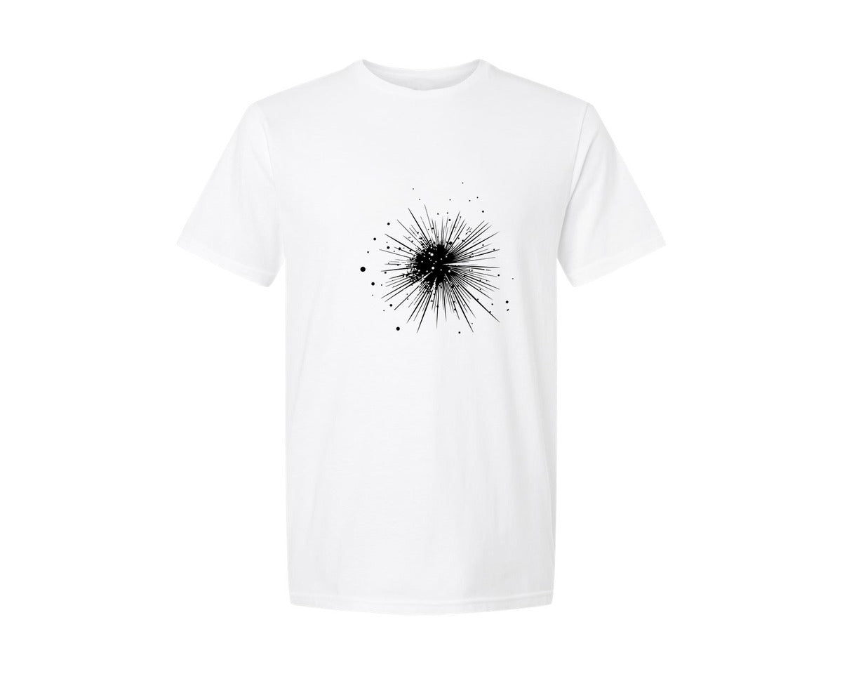 brand:Generic|color:White|Positivity Sleeve Inspiratio Graphic T-Shirt