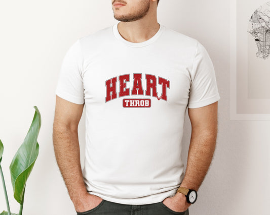 Heart Throb Varsity Valentine Graphic T-Shirt