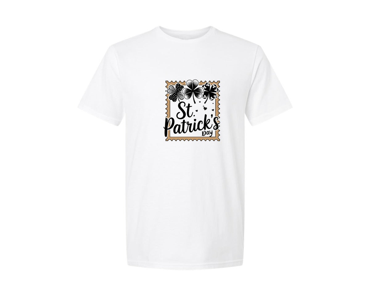 brand:Generic|color:White|Lucky Clover St Patricks Tee Graphic T-Shirt
