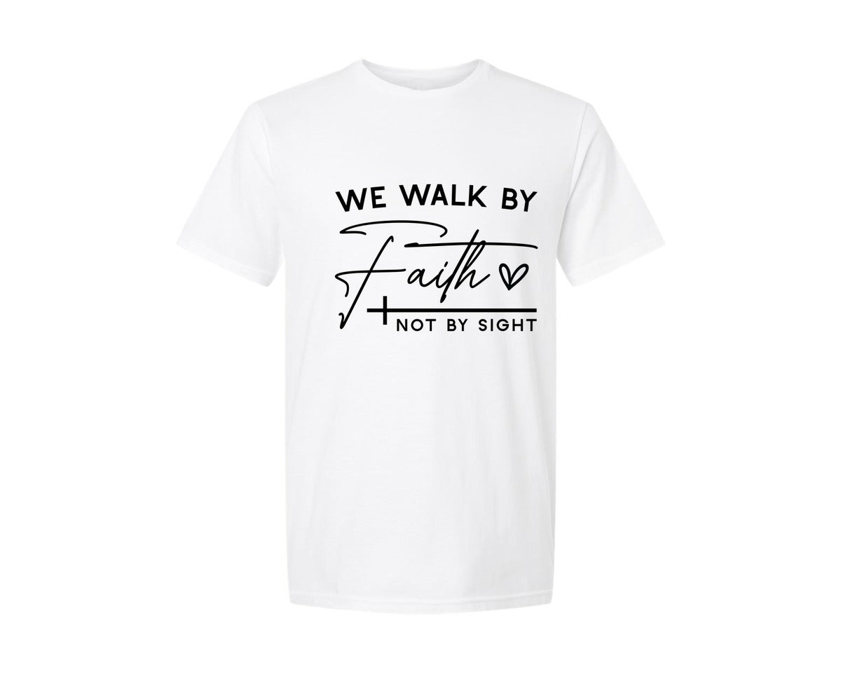 brand:Generic|color:White|Christian Faith Religious Graphic T-Shirt
