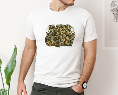 brand:Bella Canvas|color:White|Vbs Crew Vacation Bible School Graphic T-Shirt
