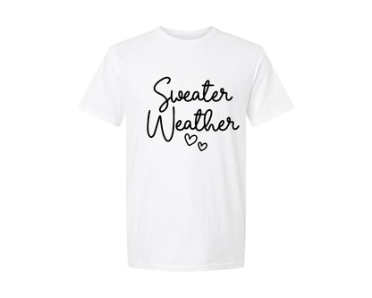 brand:Generic|color:White|Sweater Weather Cozy Season 2 Graphic T-Shirt