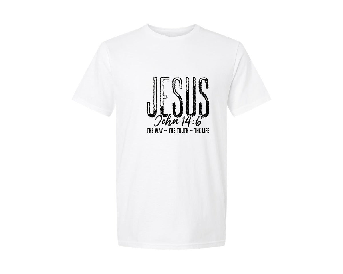 brand:Generic|color:White|Jesus Bible Verse Svgjohn 146 Graphic T-Shirt