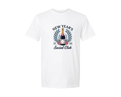 brand:Generic|color:White|Chinoiserie New Years Social Club 2 Graphic T-Shirt