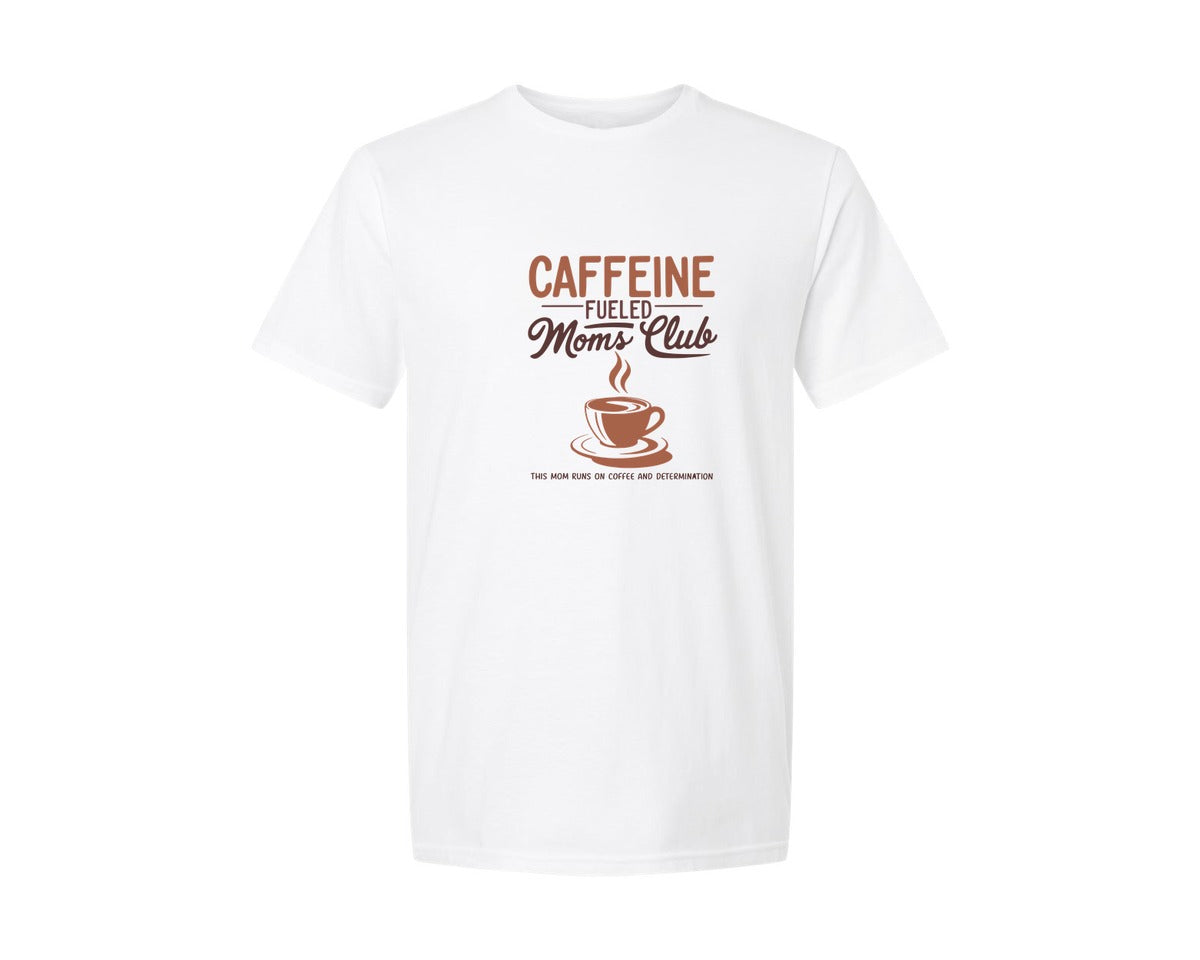 brand:Generic|color:White|Coffee Mom Club Mothers Day Shirt Graphic T-Shirt