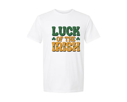 brand:Generic|color:White|Luck Of The Irish St Patricks Day Graphic T-Shirt