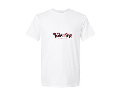 brand:Generic|color:White|Vintage Rose Valentine Faux Embroidery Graphic T-Shirt