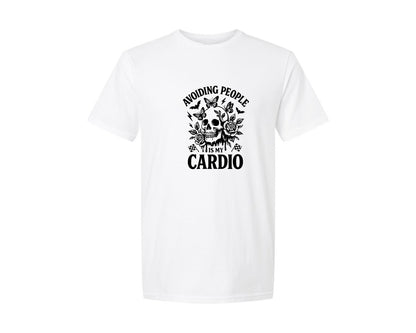 brand:Generic|color:White|Floral Skeleton Introvert Quotes 3 Graphic T-Shirt
