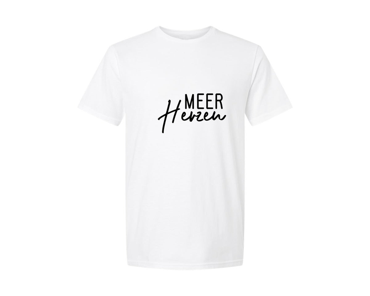 brand:Generic|color:White|Meer Herzen Graphic T-Shirt