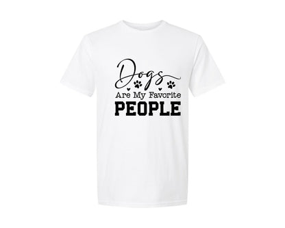brand:Generic|color:White|Dogs Are My Favorite People 10 Graphic T-Shirt