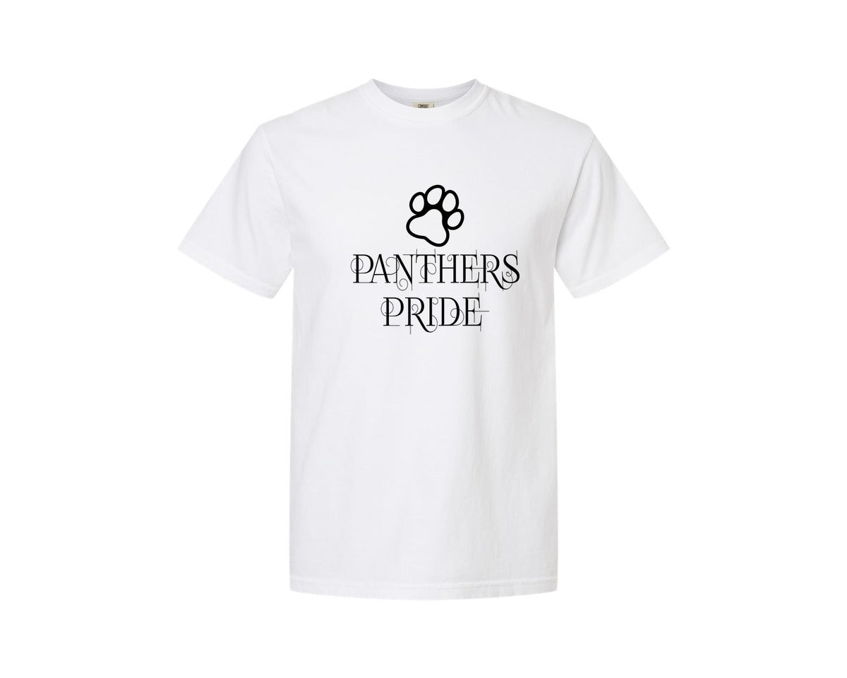 brand:Comfort Colors|color:White|Panthers Pride Vector Design For T Shirt Graphic T-Shirt