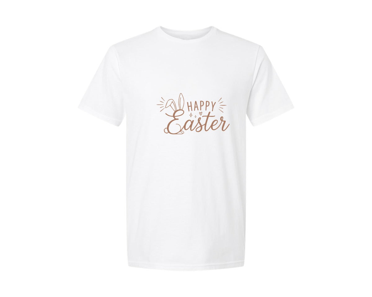 brand:Generic|color:White|Happy Easter Bunny Bunny Ears Graphic T-Shirt