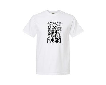 brand:Comfort Colors|color:White|Im A Multitasker Office Humor Graphic T-Shirt