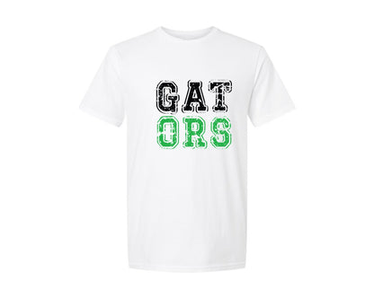brand:Generic|color:White|Go Gators Funny Alligator 2 Graphic T-Shirt