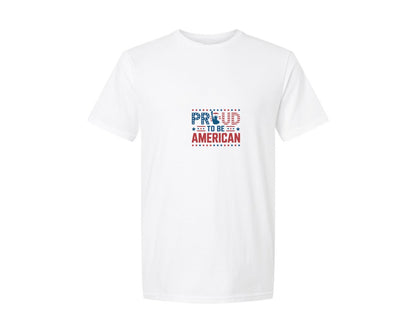 brand:Generic|color:White|Proud To Be American 4 Graphic T-Shirt