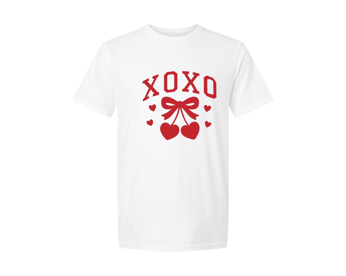 brand:Generic|color:White|Xoxo Valentine Graphic T-Shirt