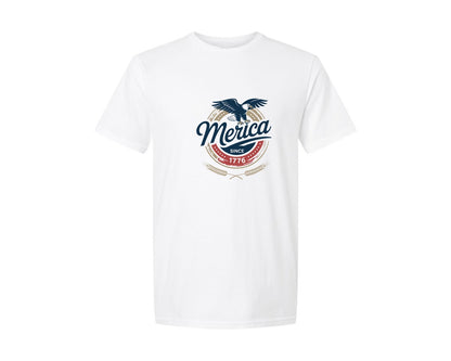 brand:Generic|color:White|Merica Since 1776 Pngamerican Eagle Graphic T-Shirt