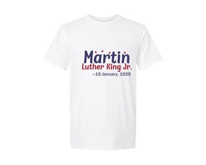 brand:Generic|color:White|Martin Luther King Jr Mlk Day Graphic T-Shirt