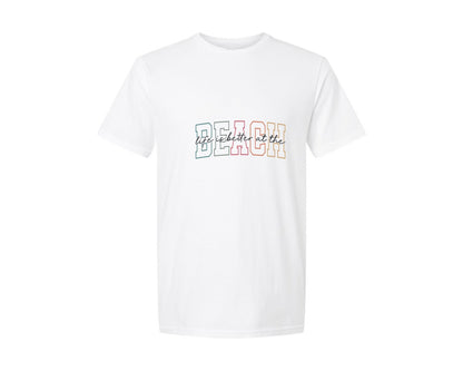brand:Generic|color:White|Better At Beach Summer Beach Life Is Graphic T-Shirt